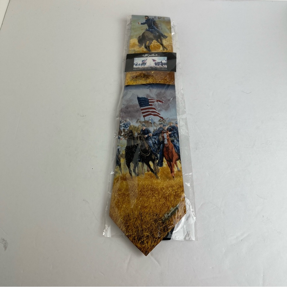 NWT Mort Kunstler Dilger at Gettysburg Men’s Neck Tie 100% Silk #4504 Civil War